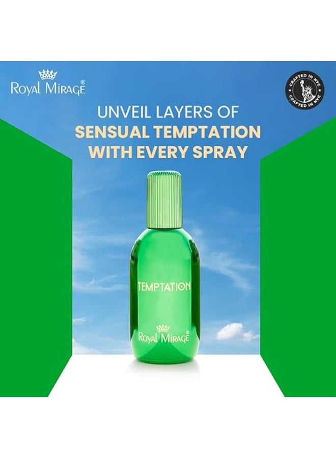 Royal Mirage Metallic Temptation Eau De Parfum | Sensual, Captivating & Elegant Scent | Unisex Luxury Perfume | Citrus, Floral & Woody Notes | Long-Lasting Perfume | Gift for Men & Women | 100ml - Image 2