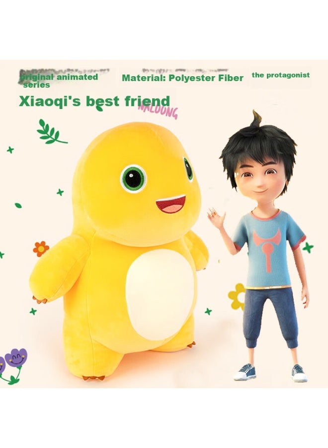 Weltston Weier Tong Official Small Milk Dragon Plush Toy, Stress Relief Internet Celebrity Toy Decoration, Cushion Pillow, Gift For Girlfriend, Wife, Boys And Girls, Birthday Present For Girls, Creative Gift For Female Friends, Stuffed Doll, Sleeping Companion, Hugging Pillow, Smiling Standing Posture 45cm - Image 3