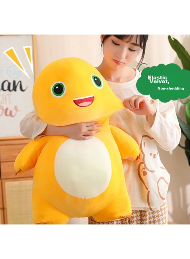 Weltston Weier Tong Official Small Milk Dragon Plush Toy, Stress Relief Internet Celebrity Toy Decoration, Cushion Pillow, Gift For Girlfriend, Wife, Boys And Girls, Birthday Present For Girls, Creative Gift For Female Friends, Stuffed Doll, Sleeping Companion, Hugging Pillow, Smiling Standing Posture 45cm - Image 4