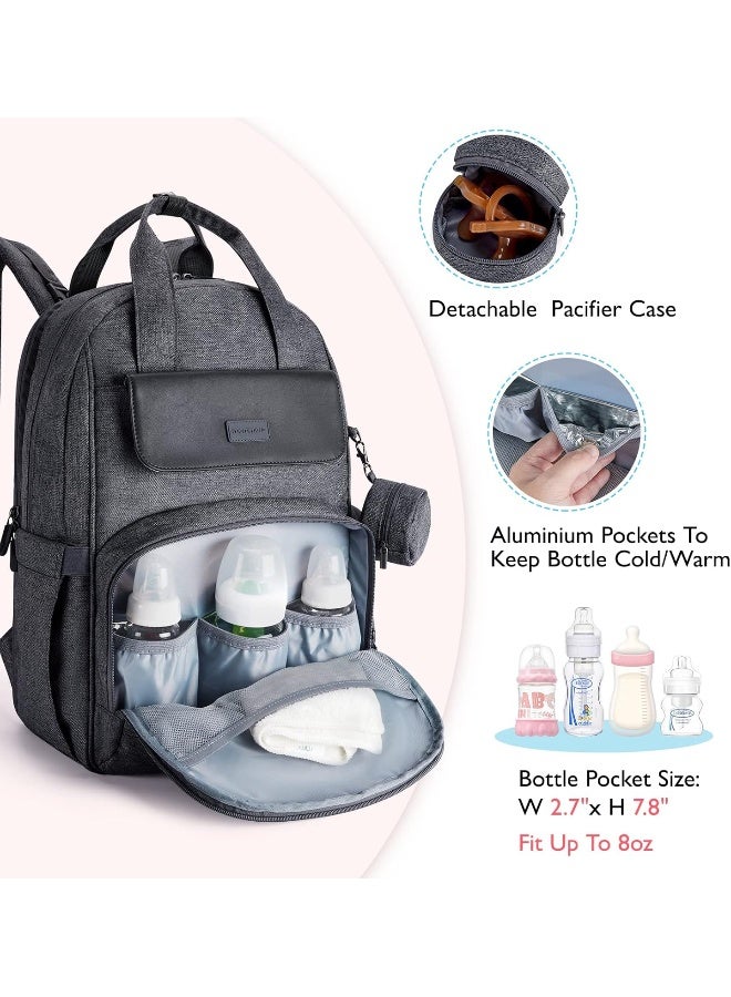 mommore Diaper Bag Backpack Large Travel Diaper Bags - Image 3
