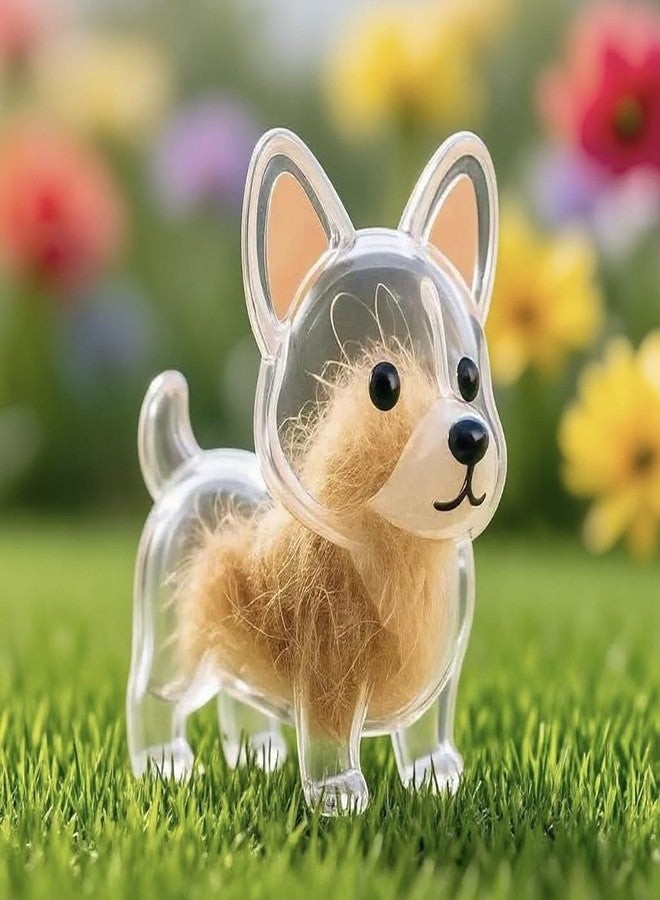 EPMANN Dog Hair Collector Keychain Charm Memorial Storage Box, Transparent Bottle for Pet Hairs Keychain, Pets Fur Keepsake Keyring for Collecting Hair, Portable Pet Memory Capsule(2) - Image 5