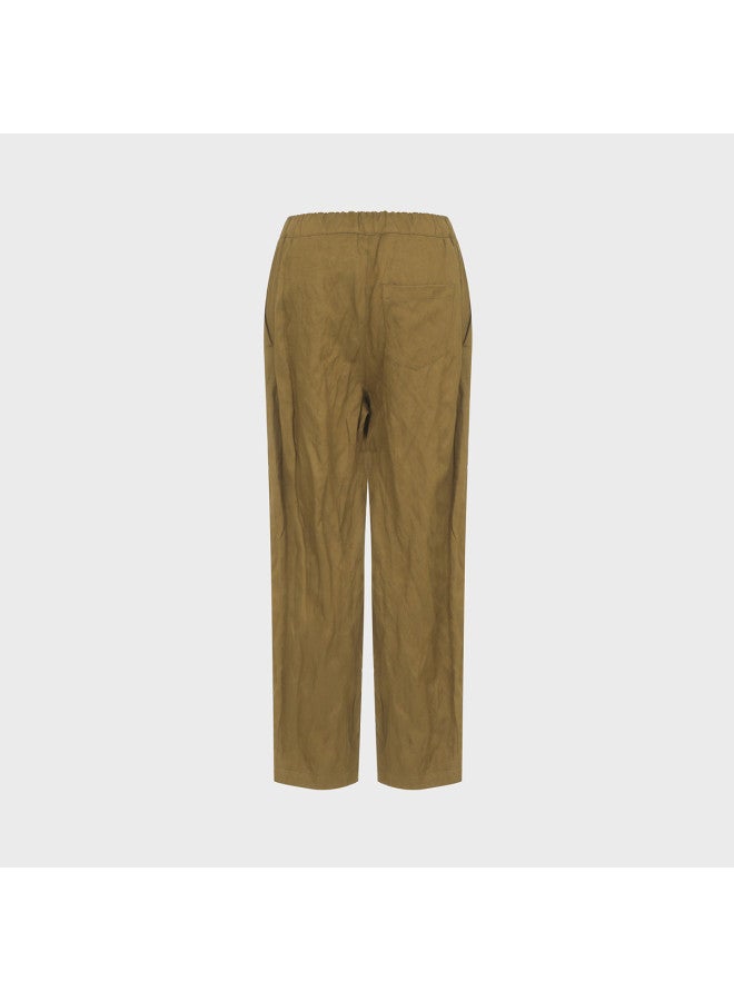 Zara women's Stylish Trendy Casual Solid Straight-leg Pants - Image 3