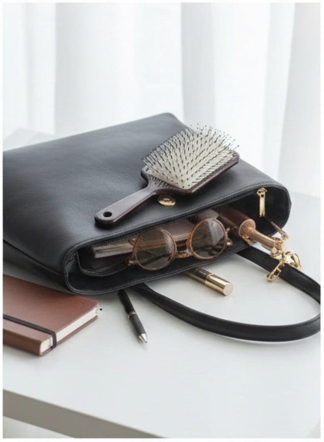 Ergonomic Paddle Hair Brush – Flexible Cushion Base & Ball-Tipped Nylon Bristles – Comfortable & Effective Hair Styling - Image 3