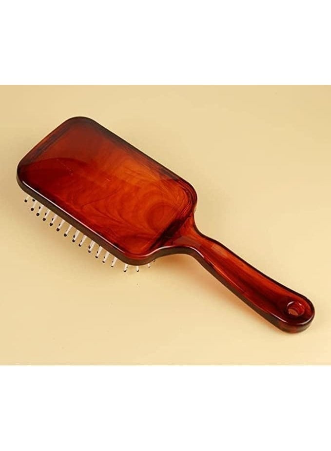 Ergonomic Paddle Hair Brush – Flexible Cushion Base & Ball-Tipped Nylon Bristles – Comfortable & Effective Hair Styling - Image 5