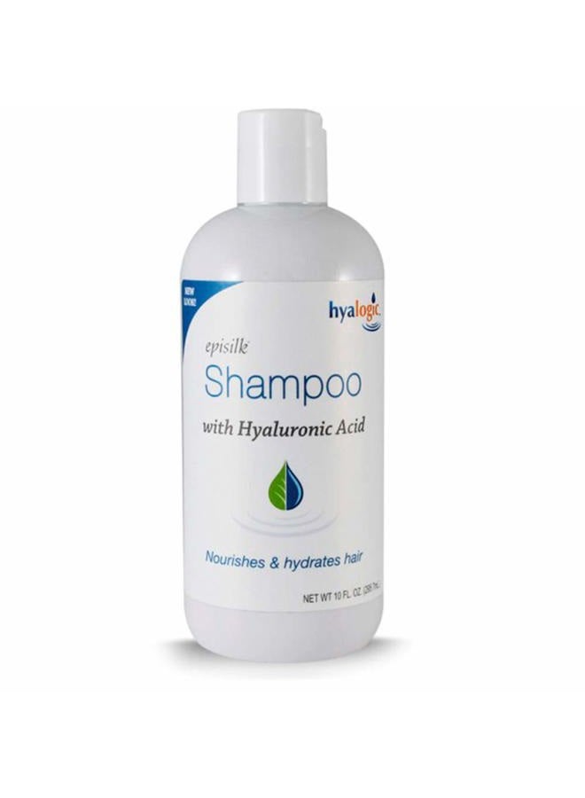 Hyalogic Moisturizing Shampoo, 10 fl oz - Hyaluronic Acid (HA), Daily Cleansing, Hydrating, Detangling, Purifying Shampoo for All Hair Types - Image 1