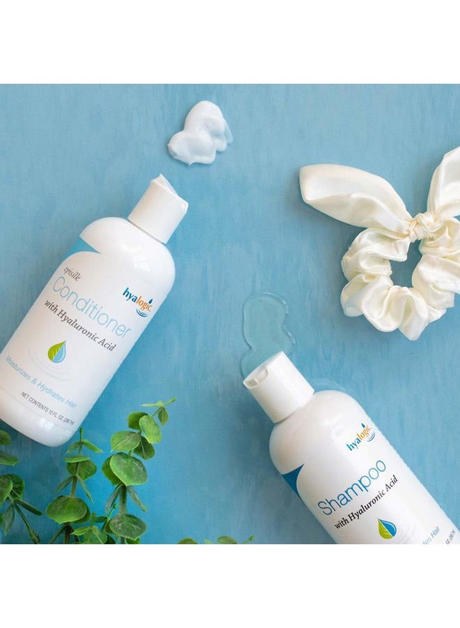 Hyalogic Moisturizing Shampoo, 10 fl oz - Hyaluronic Acid (HA), Daily Cleansing, Hydrating, Detangling, Purifying Shampoo for All Hair Types - Image 4