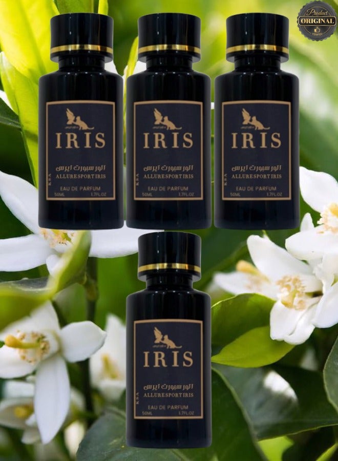 IRIS 4 Pieces Allure Sport Iris Perfume 50ML - Image 1