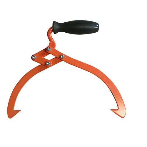 Aruza Log Tongs Logging Skidding Tongs Non-Slip Grip- Log Lifting, Handling, Dragging & Carrying Tool (10 in) - Image 2