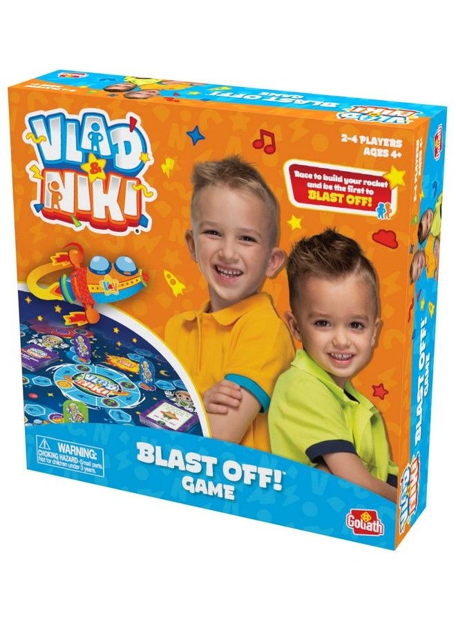 Goliath - Vlad & Niki Blast Off! Game Race To Build Your Rocket And Blast Off With Vlad & Niki From Youtube Kids' Channel For 2 4 Players Ages 4 And Up - Image 1