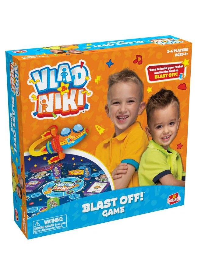 Goliath - Vlad & Niki Blast Off! Game Race To Build Your Rocket And Blast Off With Vlad & Niki From Youtube Kids' Channel For 2 4 Players Ages 4 And Up - Image 1