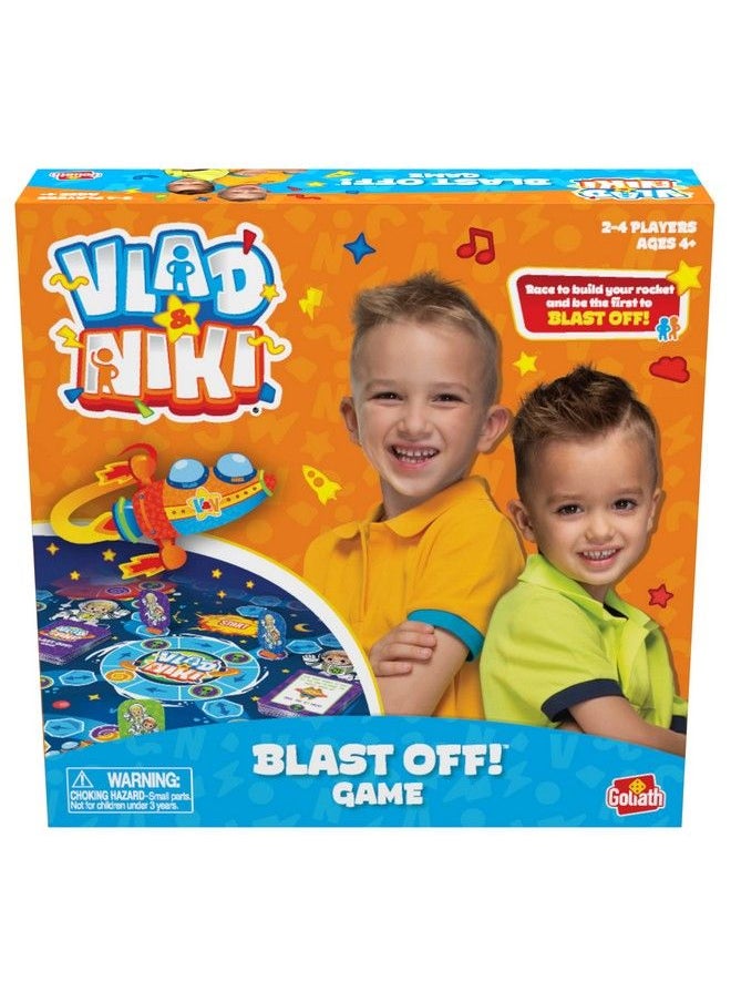 Goliath - Vlad & Niki Blast Off! Game Race To Build Your Rocket And Blast Off With Vlad & Niki From Youtube Kids' Channel For 2 4 Players Ages 4 And Up - Image 1