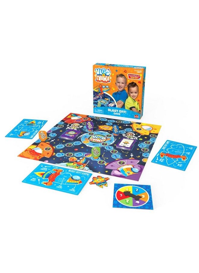 Goliath - Vlad & Niki Blast Off! Game Race To Build Your Rocket And Blast Off With Vlad & Niki From Youtube Kids' Channel For 2 4 Players Ages 4 And Up - Image 1