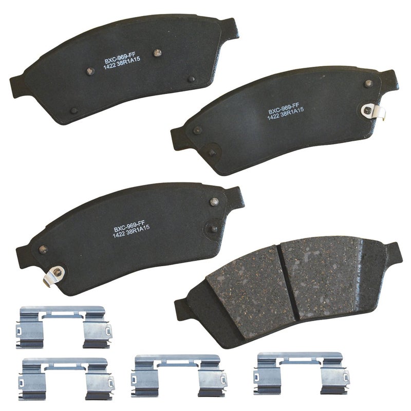 Bendix Premium SBC1422 Ceramic Front Brake Pads for Cadillac SRX 2016-2010  Saab 9-4X 2011 - Image 1