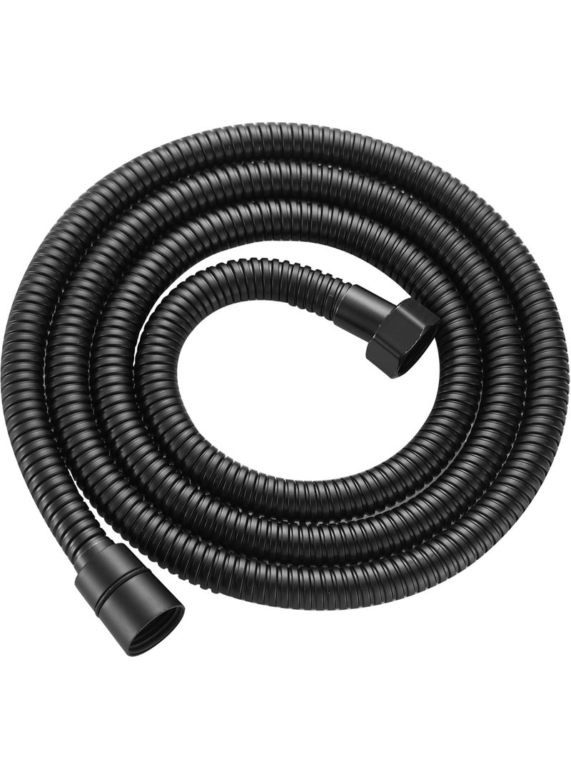 BRIMIX Stainless Steel Flexible Shower Hose Replacement for Hand Showerhead Leak-Proof Rust Resistant Shower Pipe Black 1.5M  - Image 1