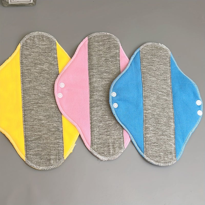 4pcs Assorted Varieties Daily Washable Protective Pads Soft Reusable Leak Proof Diaper Cloth Liners With Absorbent Graphene Cleaning Liner Convenient For Travel - Image 5