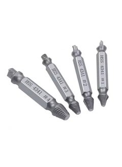 Rubik Screw Extractor Set, 4Pcs Damaged Broken Stripped Bolt Remover Extractor Kit Hand Tools Gadgets Gifts for Men  - Image 2