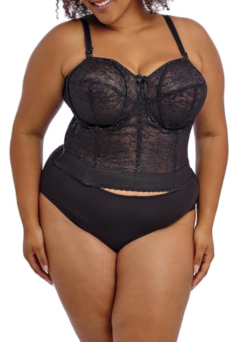 Goddess Women's Lace Bustier Bra, Black, 38DD - Image 2