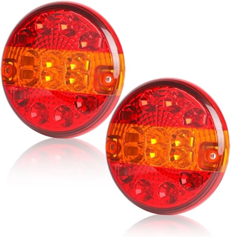 Wivplex 2Pcs Waterproof Trailer Rear Lights - Image 1