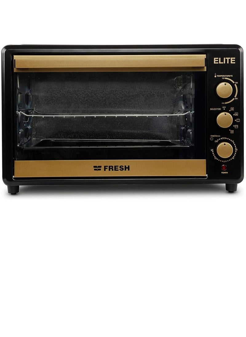 Fresh Fresh golden electric oven, 65 liters, grill and fan  - Image 4