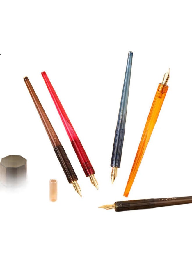 Pilot Iro-Utsushi Dip Pen Transparent Minimalist Style Drawing Pen Color Ink Sketch Pen Suitable For Students And Adults P-Fir24-Tak-F F Nib Bamboo Charcoal - Image 2