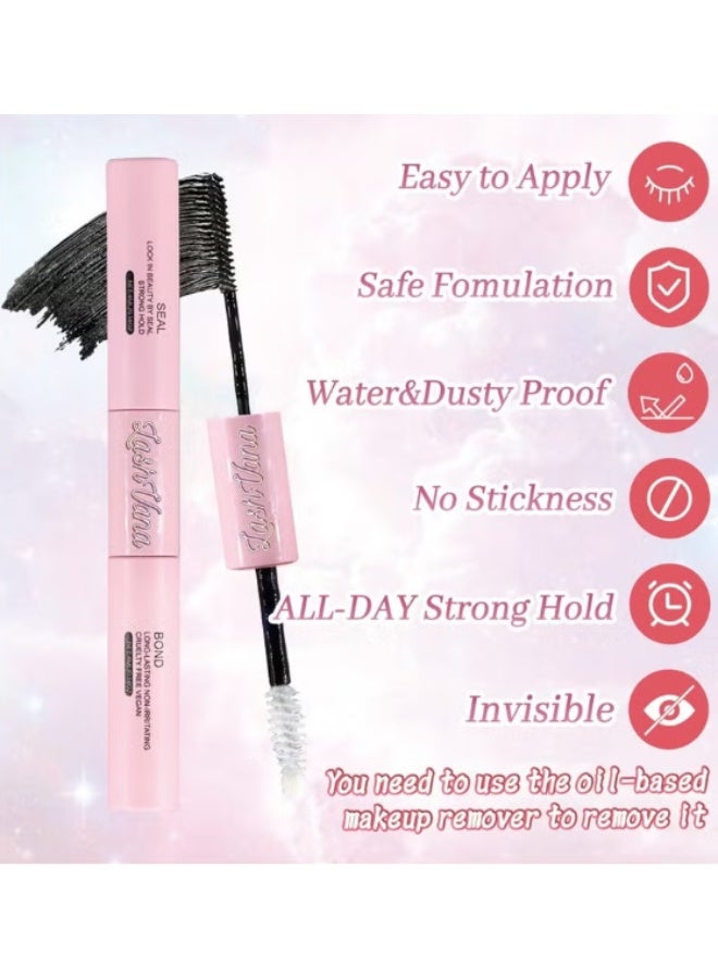 lashvana 280pcs DIY Lash Extension Kit – Individual Lash Clusters with Lash Bond, Remover & Applicator – Eyelash Glue and Tweezer Set – Easy-to-Apply Soft Natural Eyelashes for Home Use – Reusable Fluffy False Lashes for Women – Long-Lasting Volume Lashes for Daily Wear, Party, Wedding, Prom – Complete At-Home Eyelash Extension Kit for Beginners & Pros - Image 4