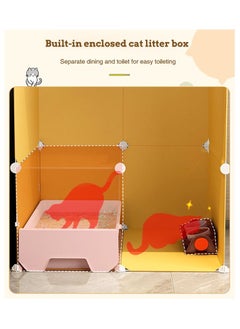 Cat Cages Indoor Large DIY Indoor Pet Home With Litter Box Cat Playpen Outside Cat Enclosure For Indoor Cats - pzsku/Z4AD4EB573AFCAA6816A2Z/45/_/1694373696/51b4c60e-aad5-4b25-ab0b-384a7430f721