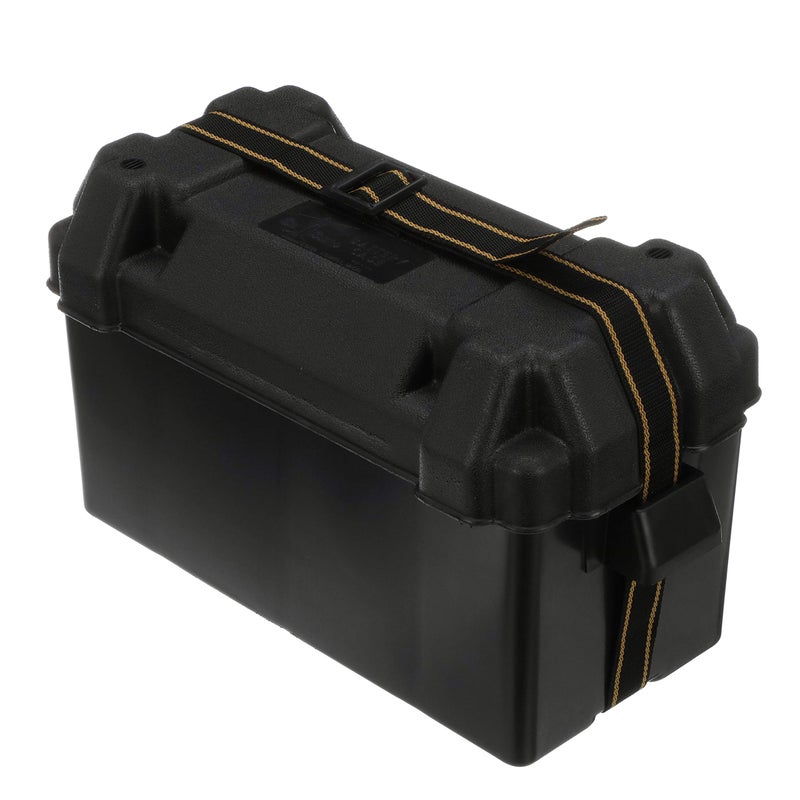Attwood 9084-1 Large 29/31 Series Vented Marine Boat Battery Box with Mounting Kit and Strap, Black - Image 5