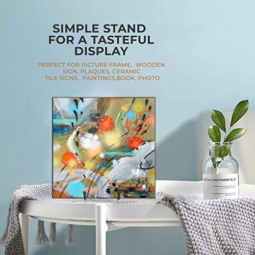 TRLife TR-LIFE Plate Stands for Display - 4.5 Inch Plate Holder Display Stand + Metal Frame Holder Stand for Picture, Decorative Plate, Book, Photo Easel - Image 3