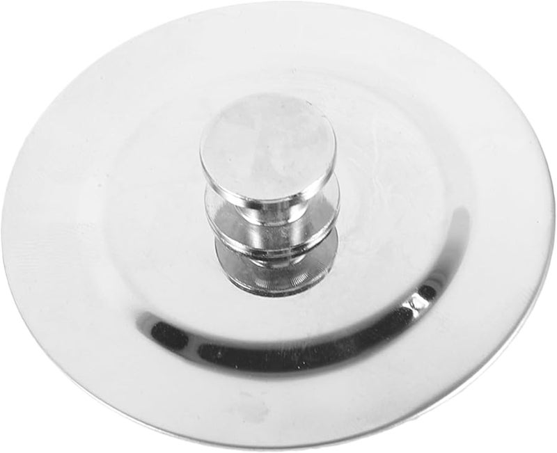 Unomor Stainless Steel Bathtub Drain Stopper Easy Removal Clean Clog Prevention - Image 1