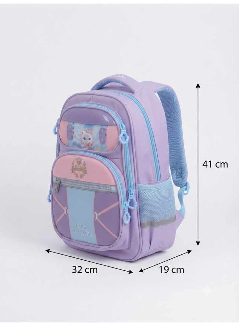 school backpack bag,3d print,size 41x32x19 cm - Image 2