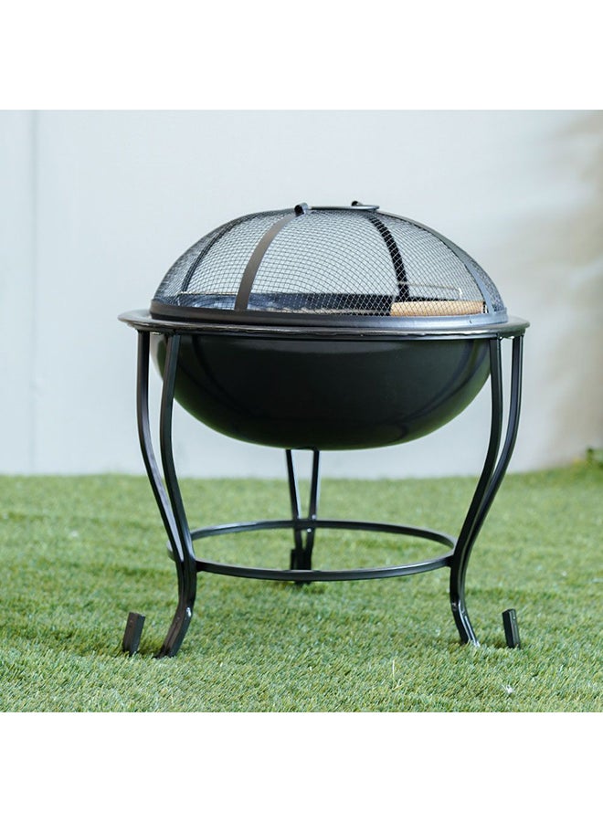DANUBE HOME Inferno Blaze Firepits Charcoal Bbq Grill | Couple Family Party Outdoor Camping Tool | Suitable For Outdoor Vacation Cooking With Friends And Family - Image 2