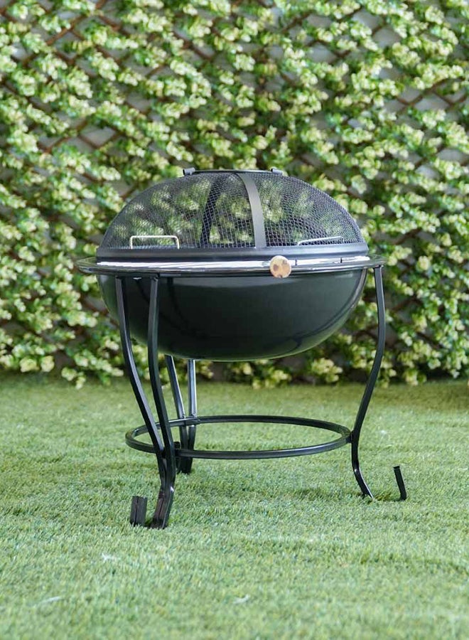DANUBE HOME Inferno Blaze Firepits Charcoal Bbq Grill | Couple Family Party Outdoor Camping Tool | Suitable For Outdoor Vacation Cooking With Friends And Family - Image 4
