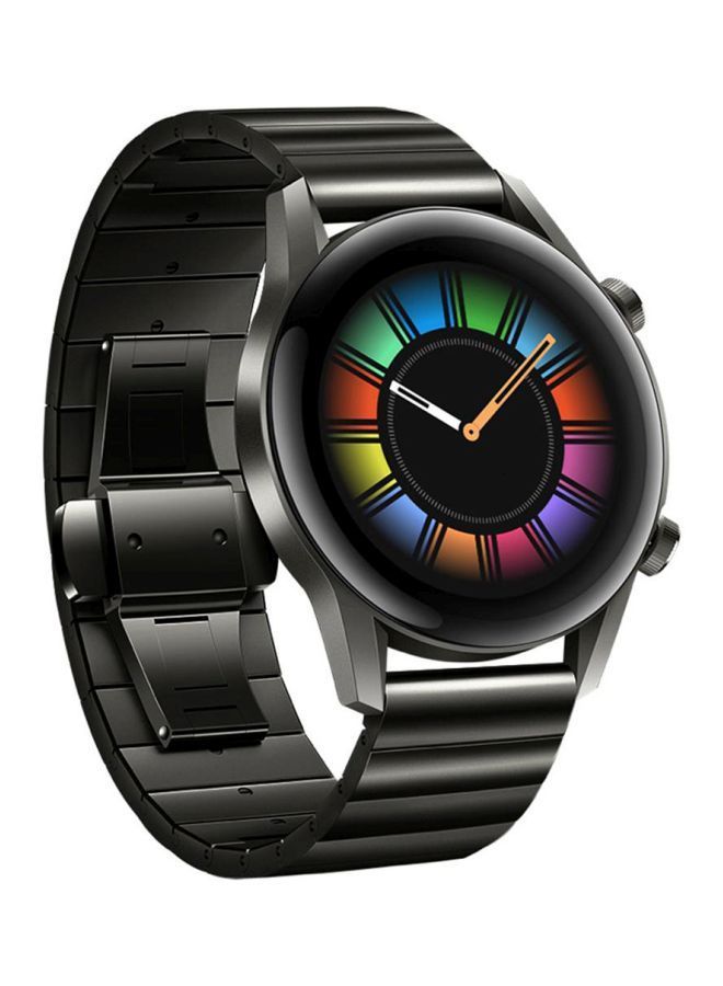 NIBEMINENT Replacement Band For Huawei Watch GT 2/Honor MagicWatch 2 42mm Black - Image 2