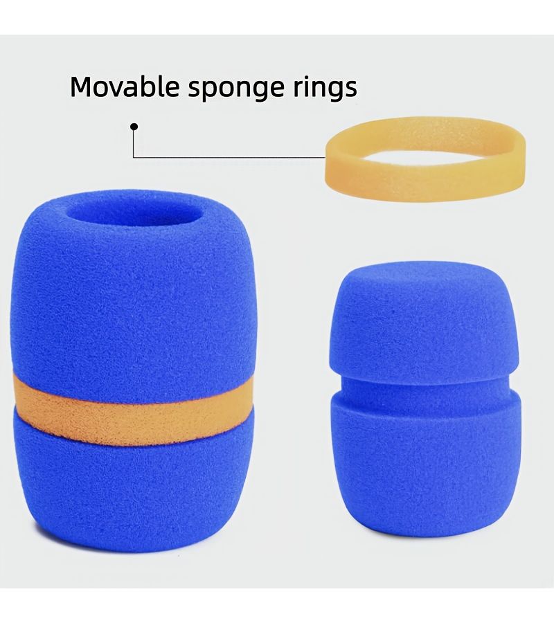 MF4A High Quality Thickened Sponge Mic Microphone Pop Filter Windscreen Dust Proof Cover Blue - Image 5