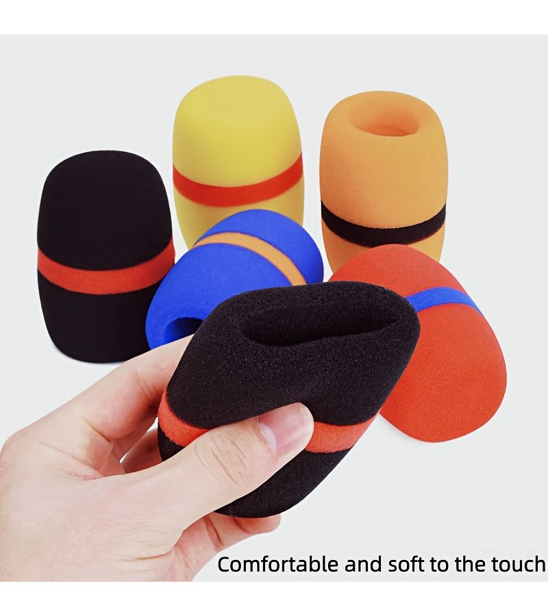 MF4A High Quality Thickened Sponge Mic Microphone Pop Filter Windscreen Dust Proof Cover Blue - Image 2
