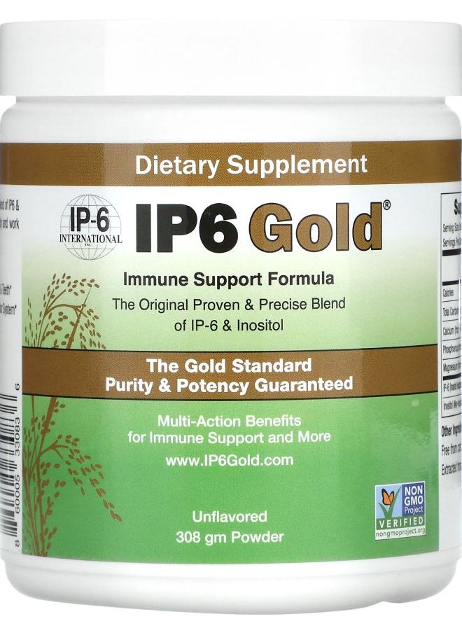 IP-6 International - IP6 Gold Immune Support Formula Powder Unflavored 308 g - Image 1