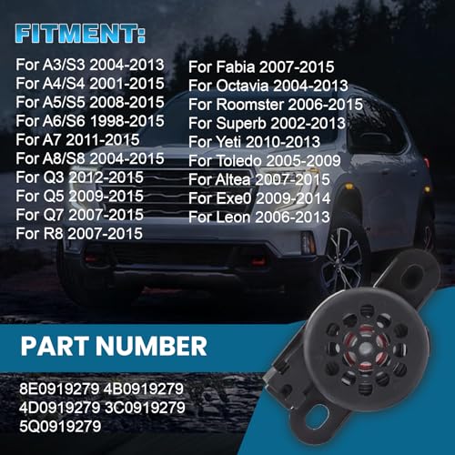 cycwer 8E0919279 Car Warning Buzzer, Fits For A4 A6 TT Q3 Q7 Q5 Amarok Beetle Caddy Eos Golf Jetta, PDC Reverse Radar Parking AidRepalce 4B0919279 4D0919279 3C0919279 5Q0919279 Warning Buzzer - Image 2