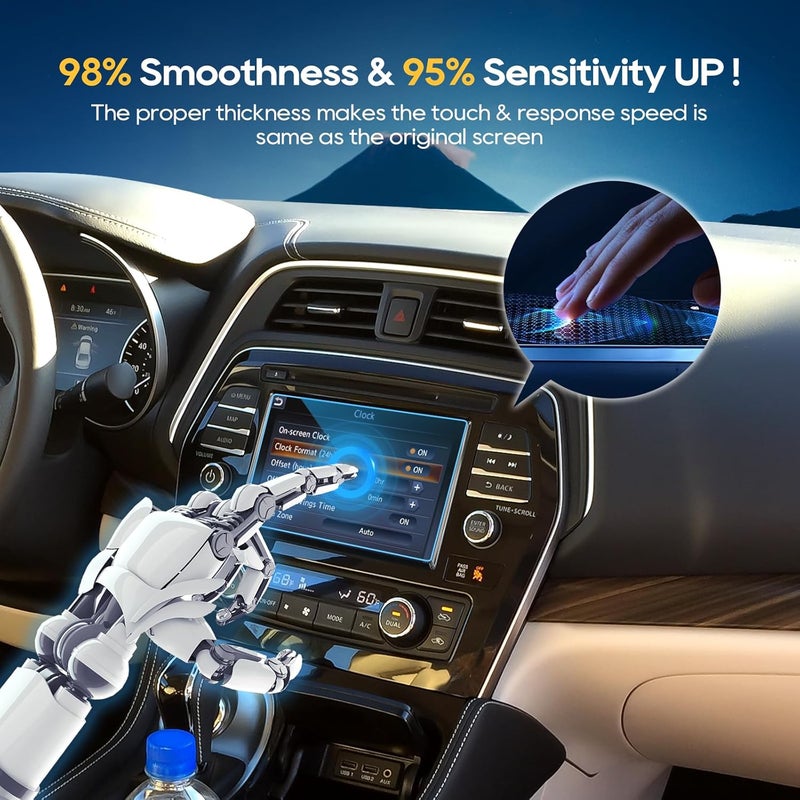 LFOTPP Glass Screen Protector for Nissan Maxima, Murano, Kicks, and Versa (2016-2025) - Image 5