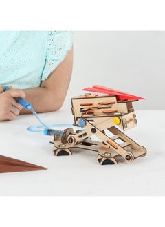 Smartivity Smartivity 2in1 Hydraulic Aeroplane & Dart Launcher Toy for Kids 6-8-10-12-14 Years Old | Shoots Planes/Darts Far in Air I Exciting Birthday Gifts for Boys & Girls | DIY Science Toy for Kids 6-14  - Image 2