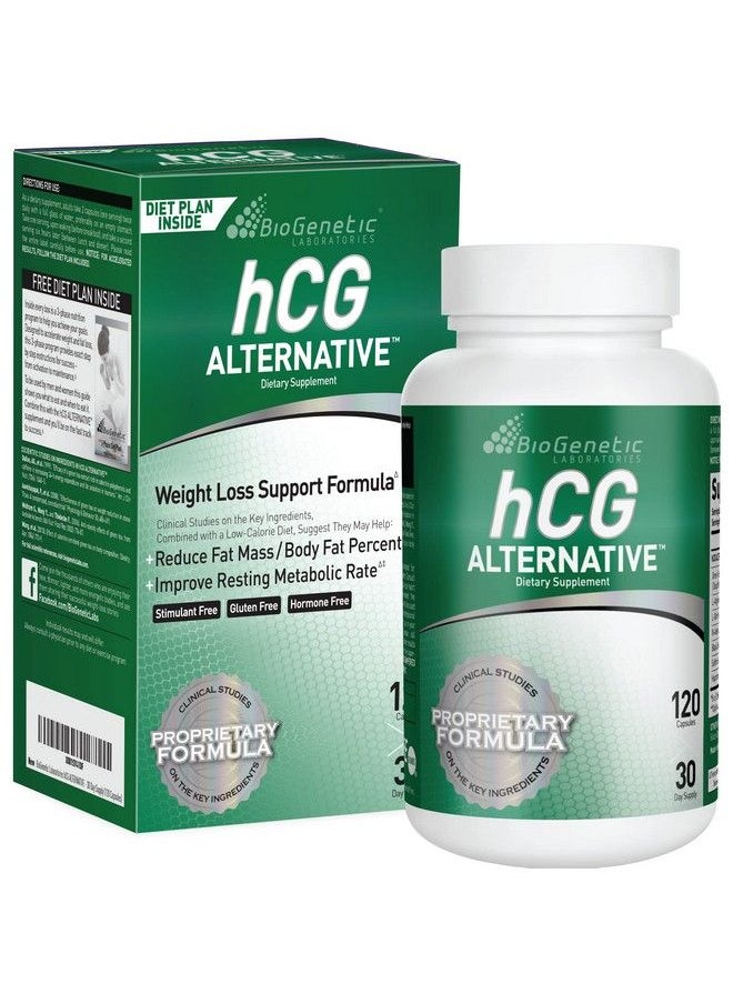 BioGenetic Laboratories - Hcg Alternative Weight Loss Pills And Fat Burner For Men And Women Boosts Metabolism Supports Healthy Diets Alternative Formula 30Day Supply (120 Capsules Per Bottle) - Image 1