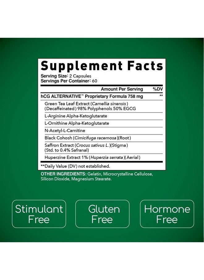 BioGenetic Laboratories - Hcg Alternative Weight Loss Pills And Fat Burner For Men And Women Boosts Metabolism Supports Healthy Diets Alternative Formula 30Day Supply (120 Capsules Per Bottle) - Image 1