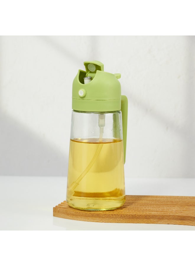 2-in-1 Glass Oil Dispenser 470ml – Spray & Pourer Bottle for Air Fryer, Salad, Frying & BBQ – Leak-Proof Kitchen Tool for Olive Oil & Vinegar. Ideal for Home Chefs or Restaurants. - Image 2
