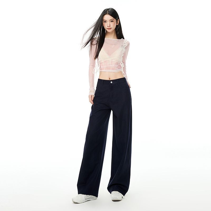 Unisex Classic Denim Jeans Loose Fit Daily Outdoor Wear - Image 4