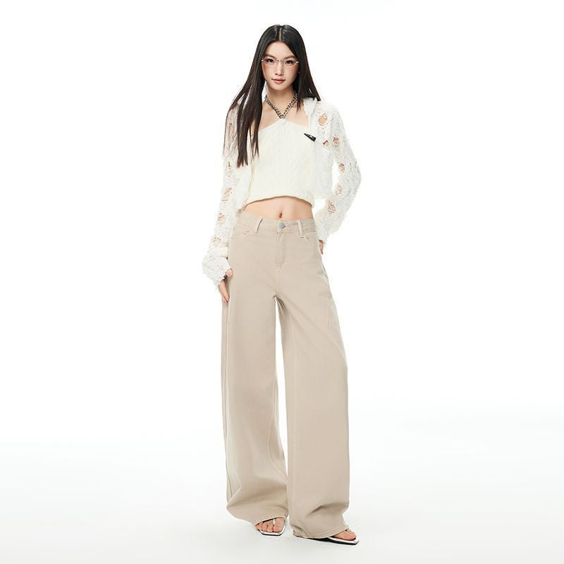 Unisex Classic Denim Jeans Loose Fit Daily Outdoor Wear - Image 3
