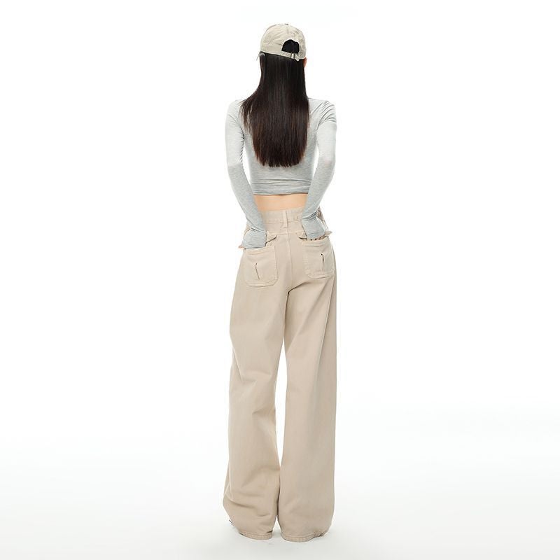 Unisex Classic Denim Jeans Loose Fit Daily Outdoor Wear - Image 2