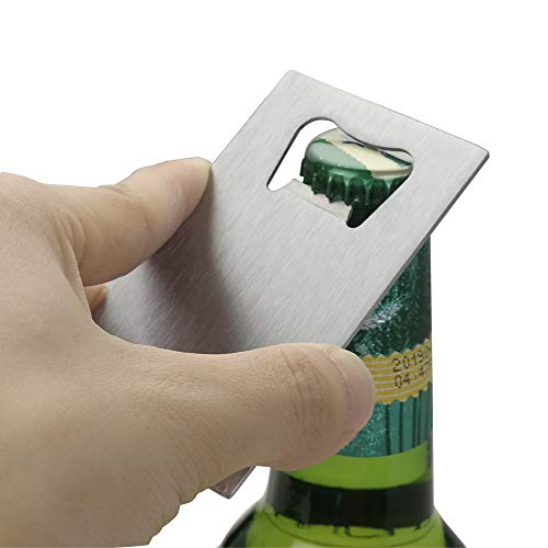 Cand 6 Packs Credit Card Bottle Opener, Stainless Steel Wallet Bottle Opener - Image 4