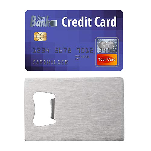 Cand 6 Packs Credit Card Bottle Opener, Stainless Steel Wallet Bottle Opener - Image 2