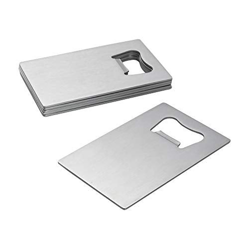 Cand 6 Packs Credit Card Bottle Opener, Stainless Steel Wallet Bottle Opener - Image 5