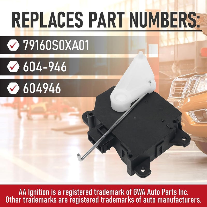AA Ignition HVAC Air Blend Door Actuator - Replaces 79160S0XA01, 604-946, 604946 - Compatible with Acura and Honda - 2002-2006 MDX, 2002-2004 Odyssey, 2003-2008 Pilot - Heater Air Blend Door Actuator - Image 3
