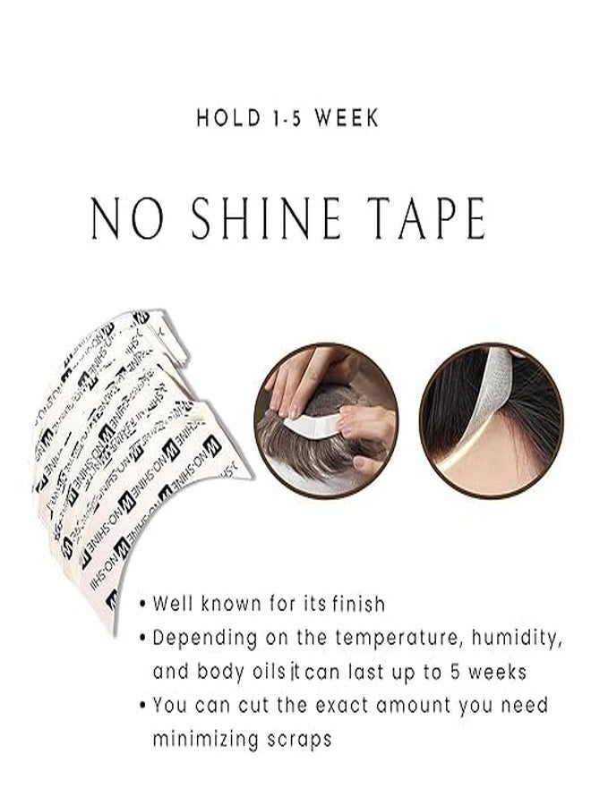 VALUEVIBES No-Shine Waterproof Hair System Tape - Double-Sided, All-Weather Adhesive for Natural Look & Easy Removal(5Pcs) - Image 5